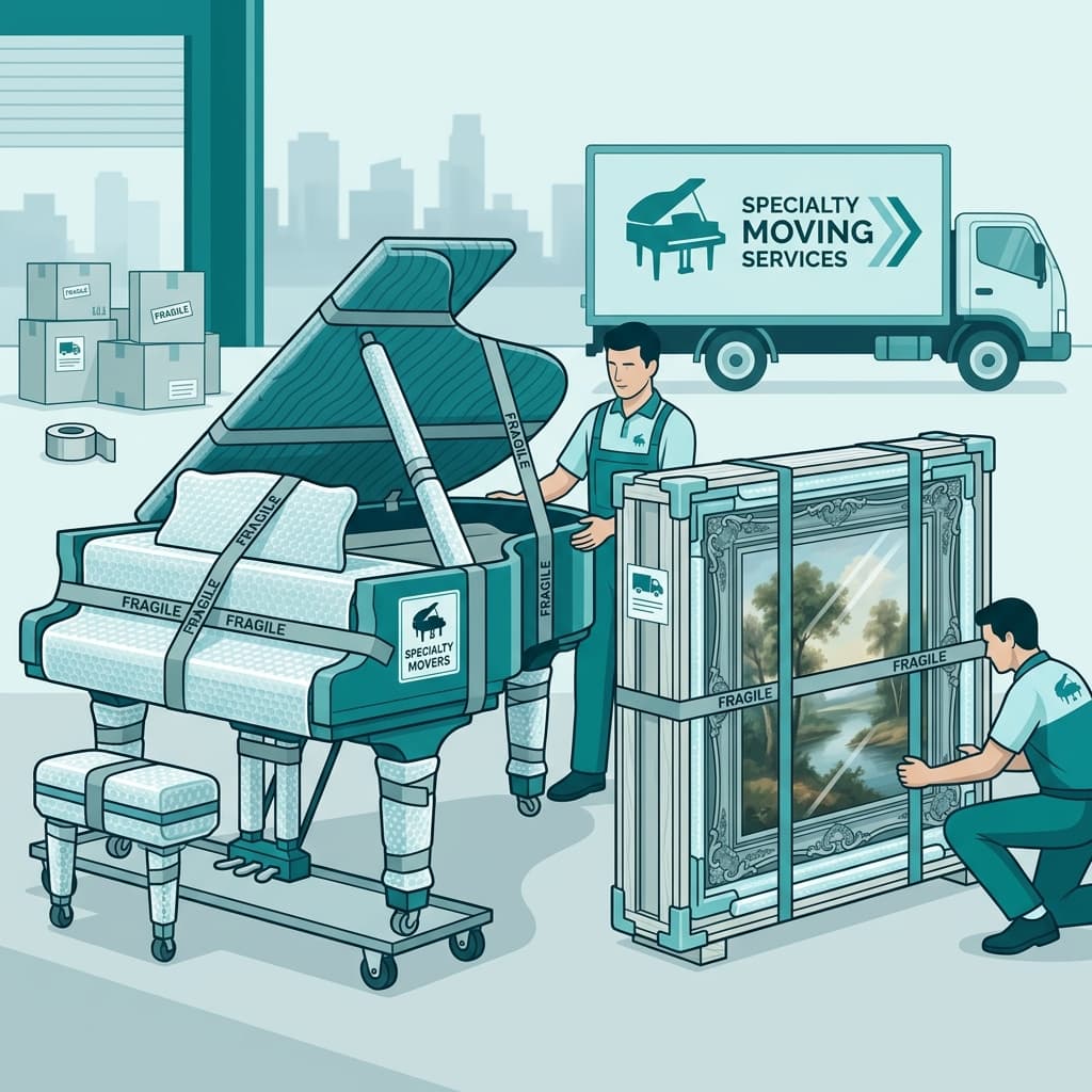 A guide on how to move a piano long distance and transport heavy safes and artwork