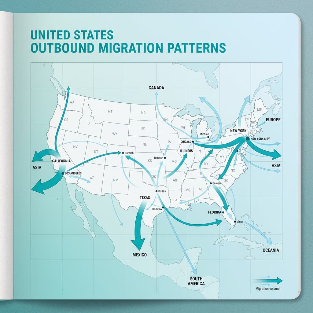 Where Are Americans Fleeing? The 2026 Outbound Migration Report